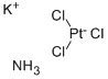 トリクロロアンミン白金酸カリウム 化学構造式