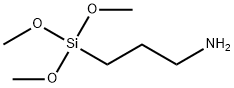 3-(Trimethoxysilyl)-1-propanamine Structure