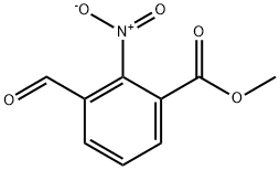 3-Formyl-2-nitrobenzoic acid methyl ester Structure