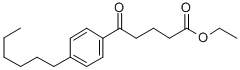 ETHYL 5-(4-HEXYLPHENYL)-5-OXOVALERATE Structure