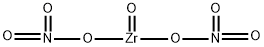 ZIRCONIUM DINITRATE OXIDE Structure