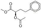(αR)-Acetyloxybenzenebutanoic Acid Methyl Ester 结构式