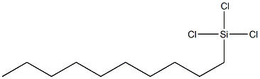 デシルトリクロロシラン 化学構造式