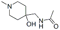Acetamide,  N-[(4-hydroxy-1-methyl-4-piperidinyl)methyl]- Struktur
