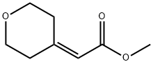 2-(オキサン-4-イリデン)酢酸メチル 化学構造式