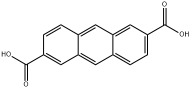 蒽-2,6-二羧酸, 138308-89-1, 结构式