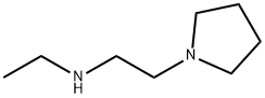 N-乙基-2-吡咯烷-1-基乙胺 结构式