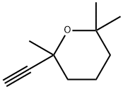 2-エチニルテトラヒドロ-2,6,6-トリメチル-2H-ピラン 化学構造式