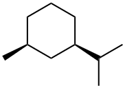 [1S,3R,(+)]-1-Methyl-3-isopropylcyclohexane Struktur