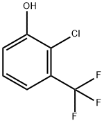 2-クロロ-3-(トリフルオロメチル)フェノール 化学構造式