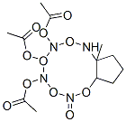 2H-Cyclopentoxazol-2-one, 4,5-bis(acetyloxy)-6-(acetyloxy)methylhexahydro-, 3aS-(3a.alpha.,4.alpha.,5.beta.,6.alpha.,6a.alpha.)- Structure