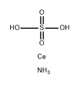 セリウム/アンモニア/硫酸,(1:x:x) 化学構造式