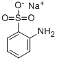 2-アミノベンゼンスルホン酸ナトリウム 化学構造式