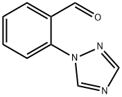 2-(1H-1,2,4-トリアゾール-1-イル)ベンズアルデヒド 化学構造式
