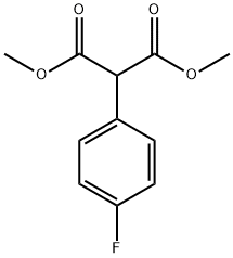 2-(4-FLUOROPHENYL)-PROPANEDIOIC ACID, 1,3-MDIETHYL ESTER Structure