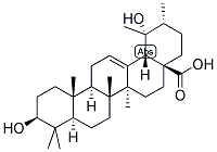 3β,19α-ジヒドロキシウルサ-12-エン-28-酸