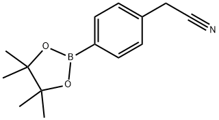 4-(Cyanomethyl)benzeneboronic acid pinacol ester Structure