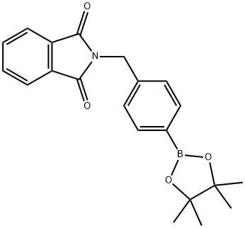 4-邻苯二甲酰亚氨基甲基苯基硼酸频哪醇酯, 138500-87-5, 结构式
