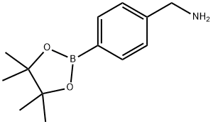 4-氨甲基苯硼酸频哪醇酯盐酸盐, 138500-88-6, 结构式