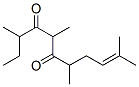 3,5,7,10-tetramethylundec-9-ene-4,6-dione  Struktur