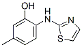 6-[(2-チアゾリル)アミノ]-3-メチルフェノール 化学構造式