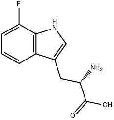 7-FLUORO-L-TRYPTOPHAN Structure