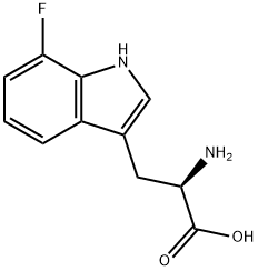 D-7-氟色氨酸, 138514-98-4, 结构式