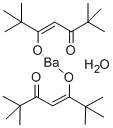 BARIUM BIS(2,2,6,6-TETRAMETHYL-3,5-HEPTANEDIONATE) HYDRATE Struktur