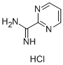 2-ピリミジンカルボキシイミドアミド塩酸塩 化学構造式