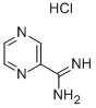 ピラジン-2-カルボキシイミドアミド塩酸塩 化学構造式