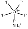 ammonium pentafluorozirconate(1-) Struktur