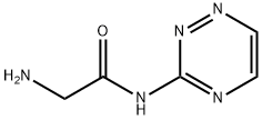 Acetamide,  2-amino-N-1,2,4-triazin-3-yl- 化学構造式