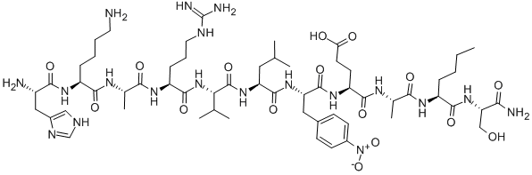 HIV PROTEASE SUBSTRATE III, 138608-20-5, 结构式