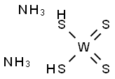 AMMONIUM TETRATHIOTUNGSTATE Struktur