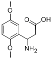 3-氨基-3-(2,5-二甲氧基苯基)-丙酸, 138621-64-4, 结构式
