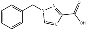 1H-1,2,4-Triazole-3-carboxylic acid, 1-(phenylmethyl)- Structure