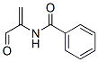 Benzamide,  N-(1-formylethenyl)- Structure