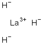 lanthanum trihydride, 13864-01-2, 结构式