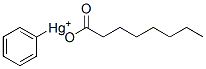 Phenylmercuric octanoate Struktur