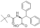 N-叔丁氧羰基-3-苯基-L-苯丙氨酸 结构式