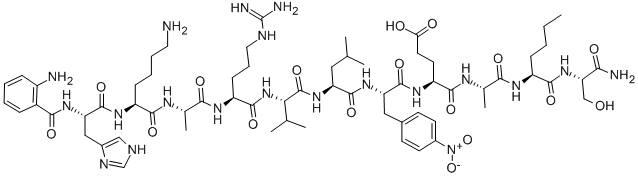 ANTHRANILYL-HIV PROTEASE SUBSTRATE III Structure