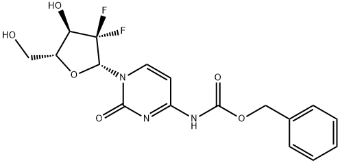 N-Carboxybenzyl GeMcitabine Struktur