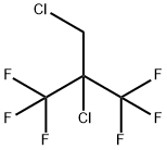 1,2-ジクロロ-3,3,3-トリフルオロ-2-(トリフルオロメチル)プロパン 化学構造式