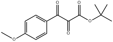 3-(4-甲氧基苯基)-2,3-二氧代丙酸叔丁酯, 138714-55-3, 结构式