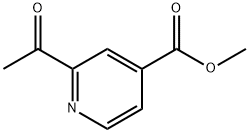 2-アセチルイソニコチン酸メチル 化学構造式