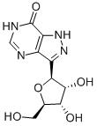 1,4-DIHYDRO-3-BETA-D-RIBOFURANOSYL-7H-PYRAZOLO[4,3-D]PYRIMIDIN-7-ONE Structure