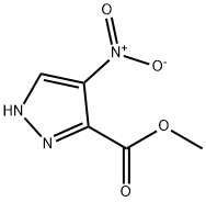 1H-Pyrazole-3-carboxylic acid, 4-nitro-, methyl ester Struktur