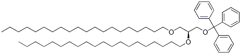 [S,(-)]-1-O,2-O-Diicosyl-3-O-trityl-D-glycerol 结构式