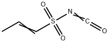 prop-1-enesulphonyl isocyanate 结构式