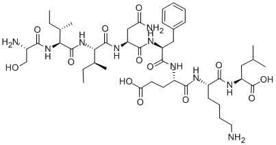 鸡卵白蛋白(257-264), 138831-86-4, 结构式